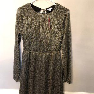 Gold Cocktail Dress A11